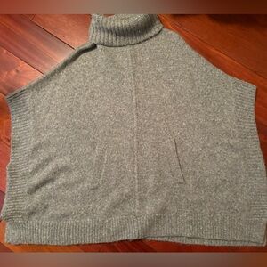 J. Crew Womens's Heather Gray Turtleneck Sweater